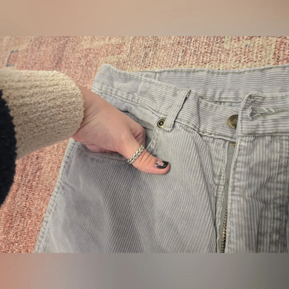 Cordon Blue vintage 80’s men’s grey corduroy pants size 32x28